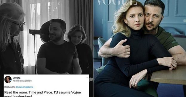Must See: While Their Country Feeds Off The American People, The Zelensky&#039;s Do A Vogue Photoshoot