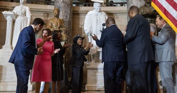 Watch: New Statue In Capitol Replaces Confederate One