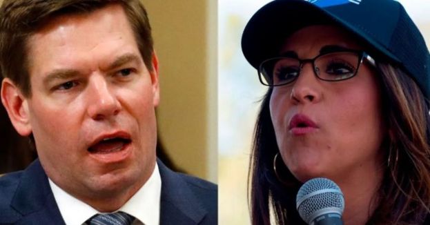 Watch: Eric Swalwell Equates Boebert With July 4th Shooter &amp; MTG Has The Best Response In Her Defense