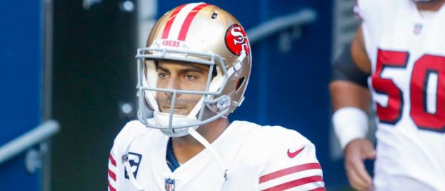 REPORT: Jimmy Garoppolo Is Out Indefinitely With A High Ankle Sprain