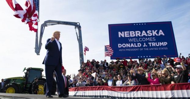 Must See: Trump Back In Nebraska - Backs &#039;Controversial&#039; Candidate For Governor