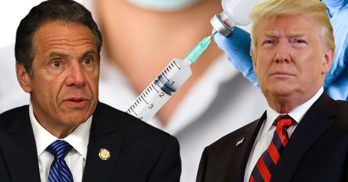 Watch: Governor Cuomo Wants To Deny Pfizer Vaccine To NY Because Trump Was President