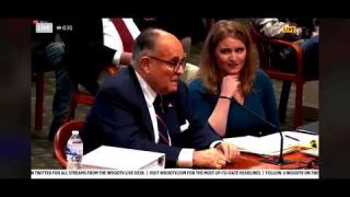 Rudy Giuliani did not like Darrin Camilleri’s line of questioning!
