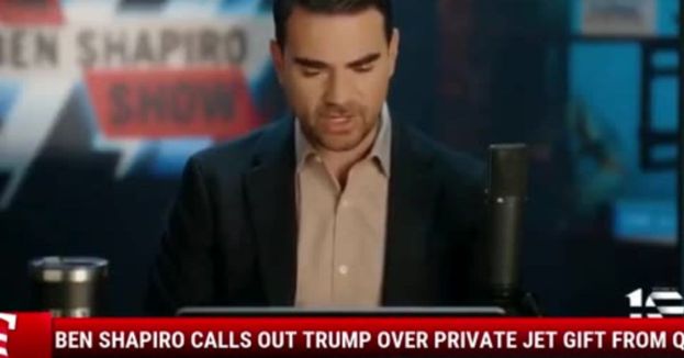 Ben Shapiro Calls Out Trump Over Private Jet Gift from Qatar
