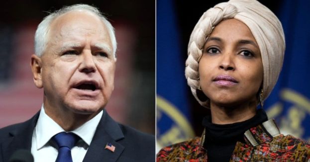 Controversial Photos Surface Linking Tim Walz And Ilhan Omar To Somali Fraudster