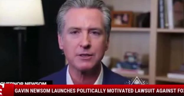 Watch: Gavin Newsom Launches Politically Motivated Lawsuit Against Fox News