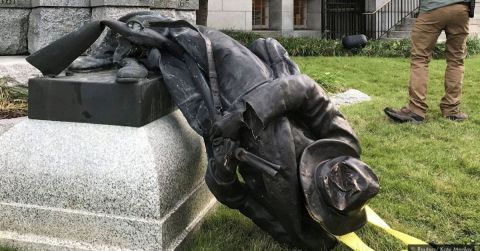 &#039;Woke&#039; Insanity: Civil War Memorial Destroyed During BLM Riots Being Replaced With This?