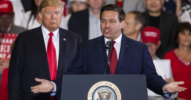 DeSantis-Trump Feud Grows As Friends Join The Fight