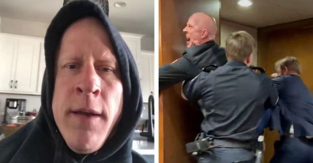 Watch: Pro-Palestinian Protester’s Arm Appears To Break As GOP Senator Jumps Into Chaotic Senate Brawl (Warning: Graphic)