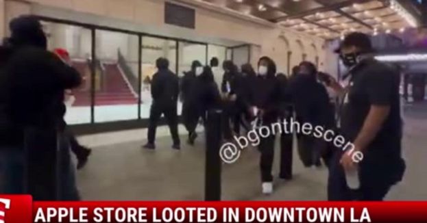 Apple Store Looted In Downtown LA