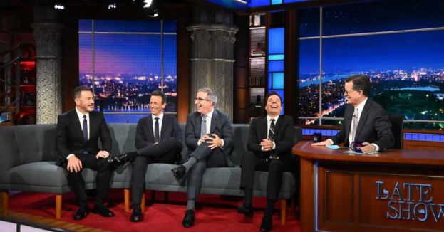 Colbert Stages Bizarre Late-Night Funeral As Ratings Crater And Viewers Flee