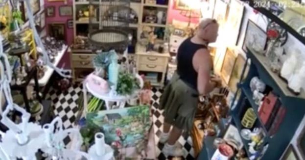 Antique Shop Antics: Texas Man's DISTURBING 'Product Sampling' Caught On Camera
