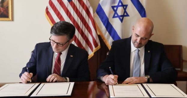 Mike Johnson And Israel's Knesset Speaker Launch Global Campaign To Nominate Trump For Nobel Peace Prize