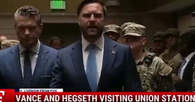 Vance And Hegseth Visiting Union Station