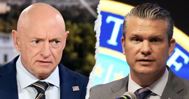 War Secretary Hegseth Accuses Sen. Mark Kelly Of Leaking Classified Iran War Briefing On Live TV