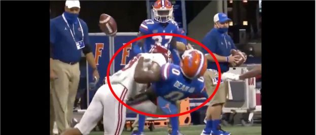 John Metchie Obliterates Florida DB Trey Dean III With A Brutal Hit