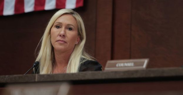 Marjorie Taylor Greene Says She’s Being Targeted After Trump’s ‘Dog Whistle To Dangerous Radicals’