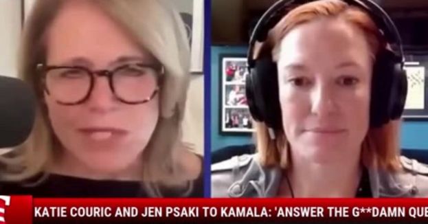 Watch Katie Couric And Jen Psaki To Kamala: 'Answer The G**damn Question'