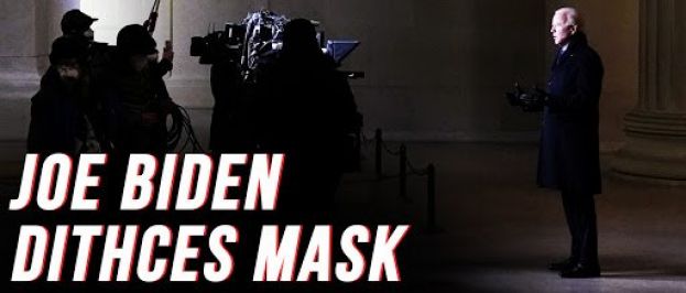 Biden Breaks His Own Mask Mandate