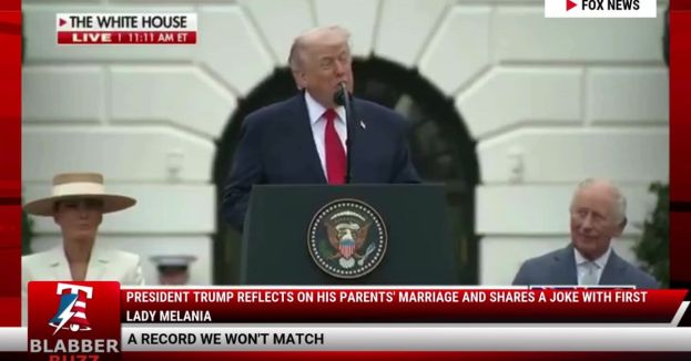 President Trump Reflects On His Parents' Marriage And Shares A Joke with First Lady Melania