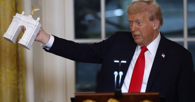 Trump’s Colossal ‘One Nation Under God’ Arch Unveiled For America’s 250th