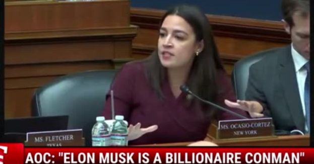 AOC: "Elon Musk Is A Billionaire Conman"