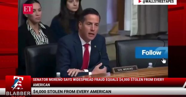 Senator Moreno Says Widespread Fraud Equals $4,000 Stolen From Every American