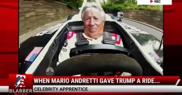 Watch: When Mario Andretti Gave Trump A Ride...
