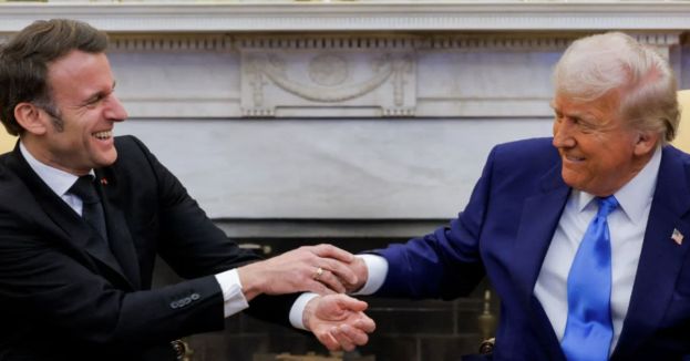 Trump's Hilarious Advice To Macron After Wife's Public Slap (VIDEO)