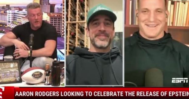 Watch: Aaron Rodgers Looking To Celebrate The Release Of Epstein's List