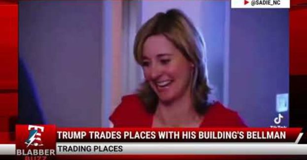 Watch: Trump Trades Places With His Building's Bellman