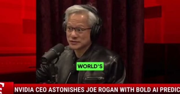 NVIDIA CEO Astonishes Joe Rogan with Bold AI Prediction