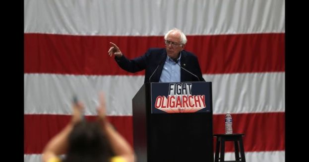 Watch Bernie Sanders React Live To Trump’s Iran Bombshell At ‘Fighting Oligarchy’ Event