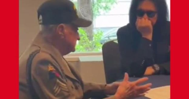 Gene Simmons Meets WWII Hero Who Helped Liberate His Mother From Nazi Camp
