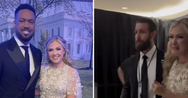 Watch: Tearful Erika Kirk Rushed Out Of White House Correspondents’ Dinner After Gunfire Panic