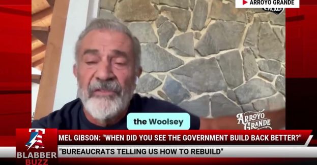 Mel Gibson: "When Did You See The Government Build Back Better?"