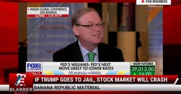 Watch:  If Trump Goes To Jail, Stock Market Will Crash