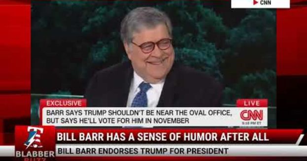 Watch: Bill Barr Has A Sense Of Humor After All