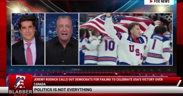 Jeremy Roenick Calls Out Democrats For Failing To Celebrate USA's Victory Over Canada