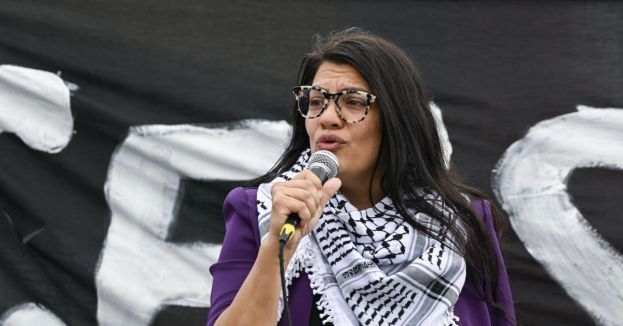 One Year After Rashida Tlaib Dodged Condemning “Death To America” Chants...