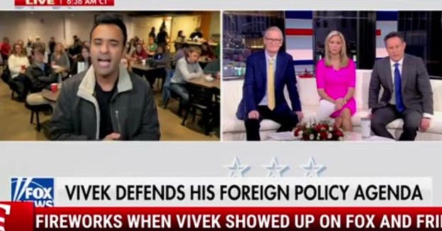 Fireworks When Vivek Showed Up On Fox And Friends (Video)