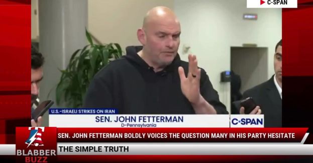 Sen. John Fetterman Boldly Voices The Question Many in His Party Hesitate