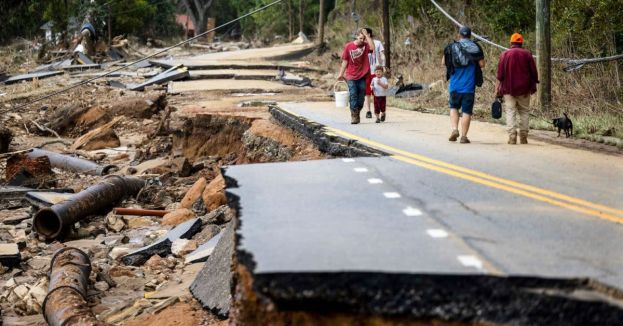 WATCH: Hurricane Helene Turns North Carolina Into A Post-Apocalyptic Nightmare
