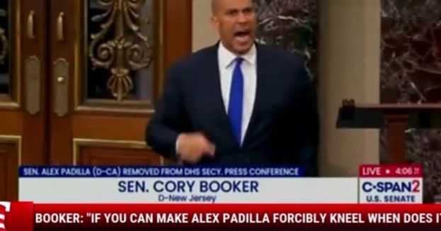 Booker: "If You Can Make Alex Padilla Forcibly Kneel When Does It Stop"