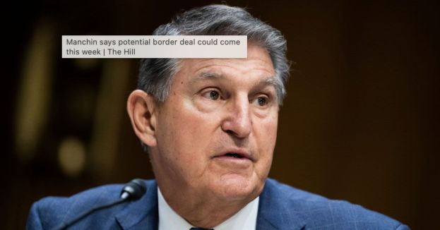 Senator Manchin Defends Stricter Border Policies As U.S. Grapples With 'Over Capacity' Crisis