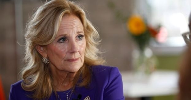 WATCH: Jill Biden Heckled By Pro-Palestinian Protester