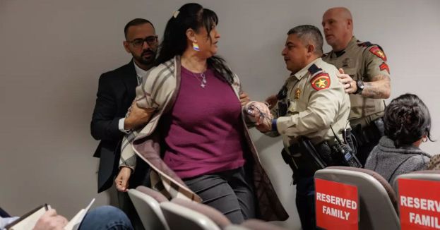 Uvalde Victim’s Sister Dragged Out Of Court After Confronting Officer On Trial