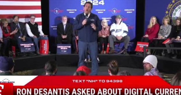 Watch Ron DeSantis Asked About Digital Currencies